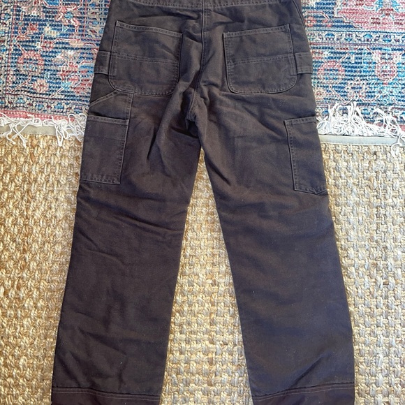 Carhartt Relaxed Fit Washed Duck Insulated Bib Overall - Picture 7 of 8